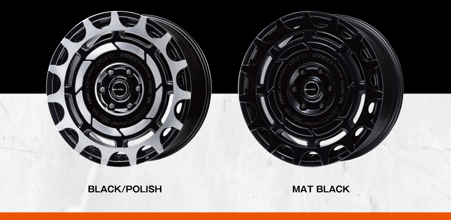 BLACK/POLISH MAT BLACK