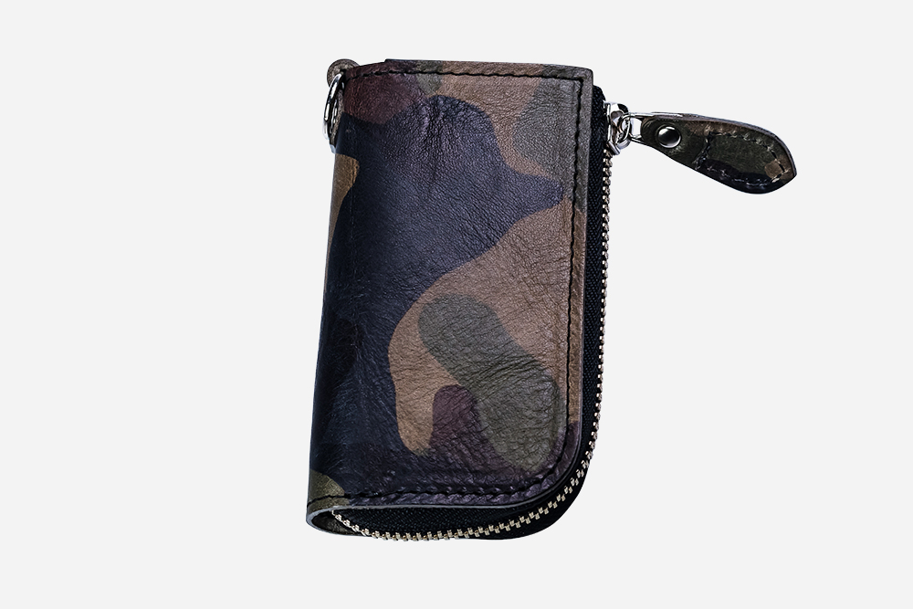 <small>Accessory</small><br> Leather Multi Key Case イタリアンレザー 迷彩