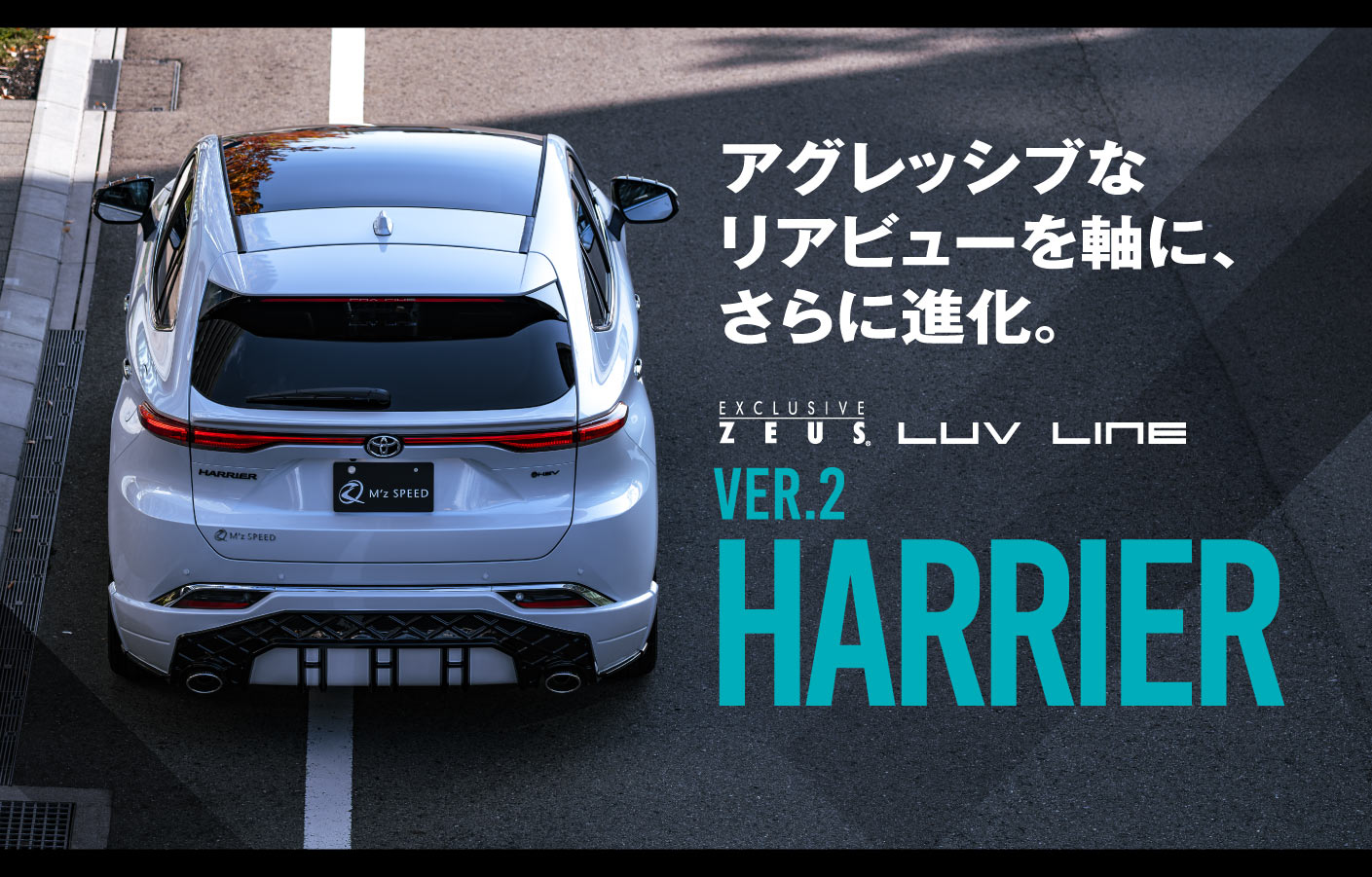 アグレッシブなリアビューを軸に、さらに進化。EXCLUSIVE ZEUS LUV LINE HARRIER VER.2