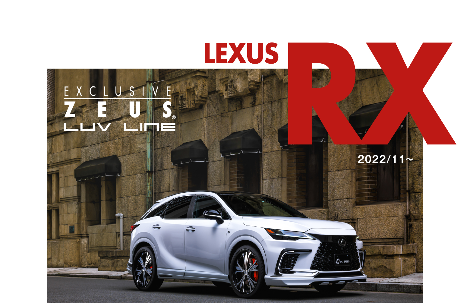 EXCLUSIVE ZEUS LUV LINE LEXUS RX 2022/11～