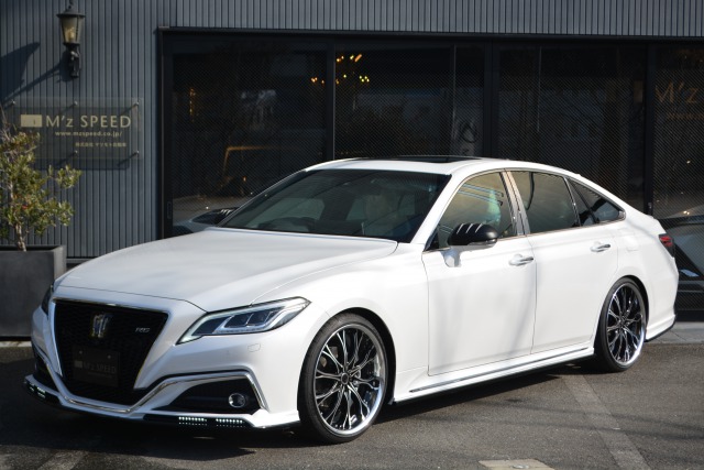 M Z Speed 新車カスタムコンプリートカー Toyota Crown Rs プルシアンブルーエアロドレスアップ新車
