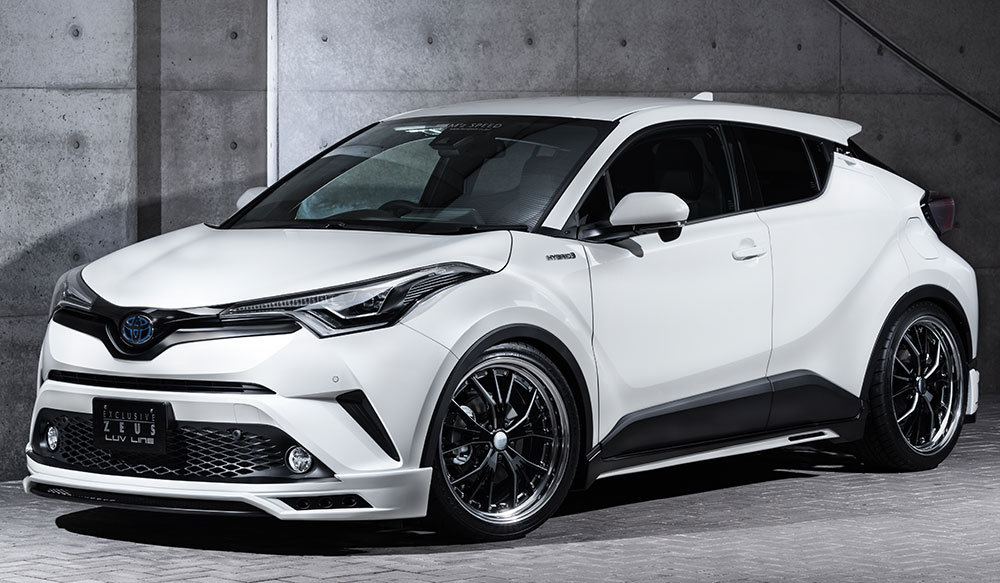 2022発売 M'z SPEED C-HR 前期/後期 ZYX10/NGX10 LUV LINE エキゾーストシステム左右4本出し 1800/HV  1200T/2WD