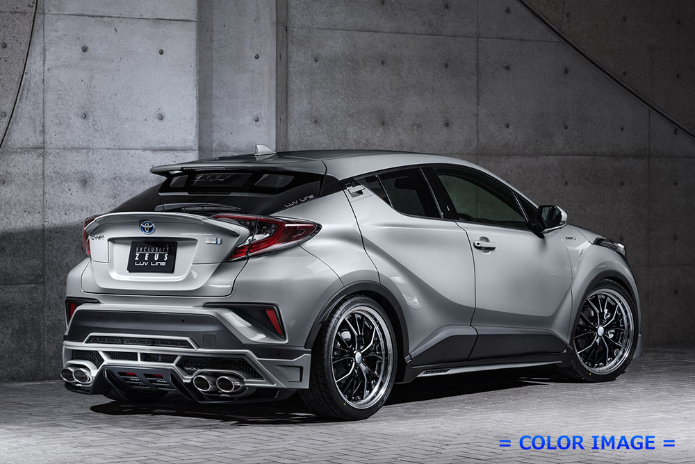 2022発売 M'z SPEED C-HR 前期/後期 ZYX10/NGX10 LUV LINE エキゾーストシステム左右4本出し 1800/HV  1200T/2WD