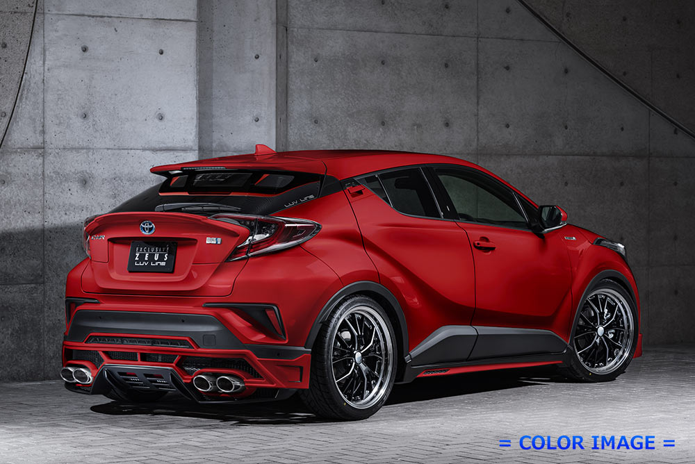 2022発売 M'z SPEED C-HR 前期/後期 ZYX10/NGX10 LUV LINE エキゾーストシステム左右4本出し 1800/HV  1200T/2WD