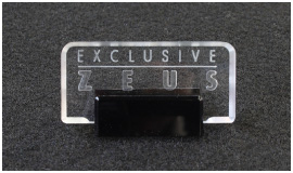 M'z SPEED | Acrylic Logo Plate - アクリル ロゴ プレート -