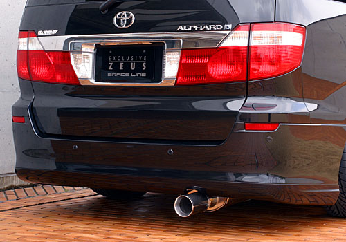 M'z SPEED リアウイング 未塗装 FRP アルファード ANH10W ANH15W